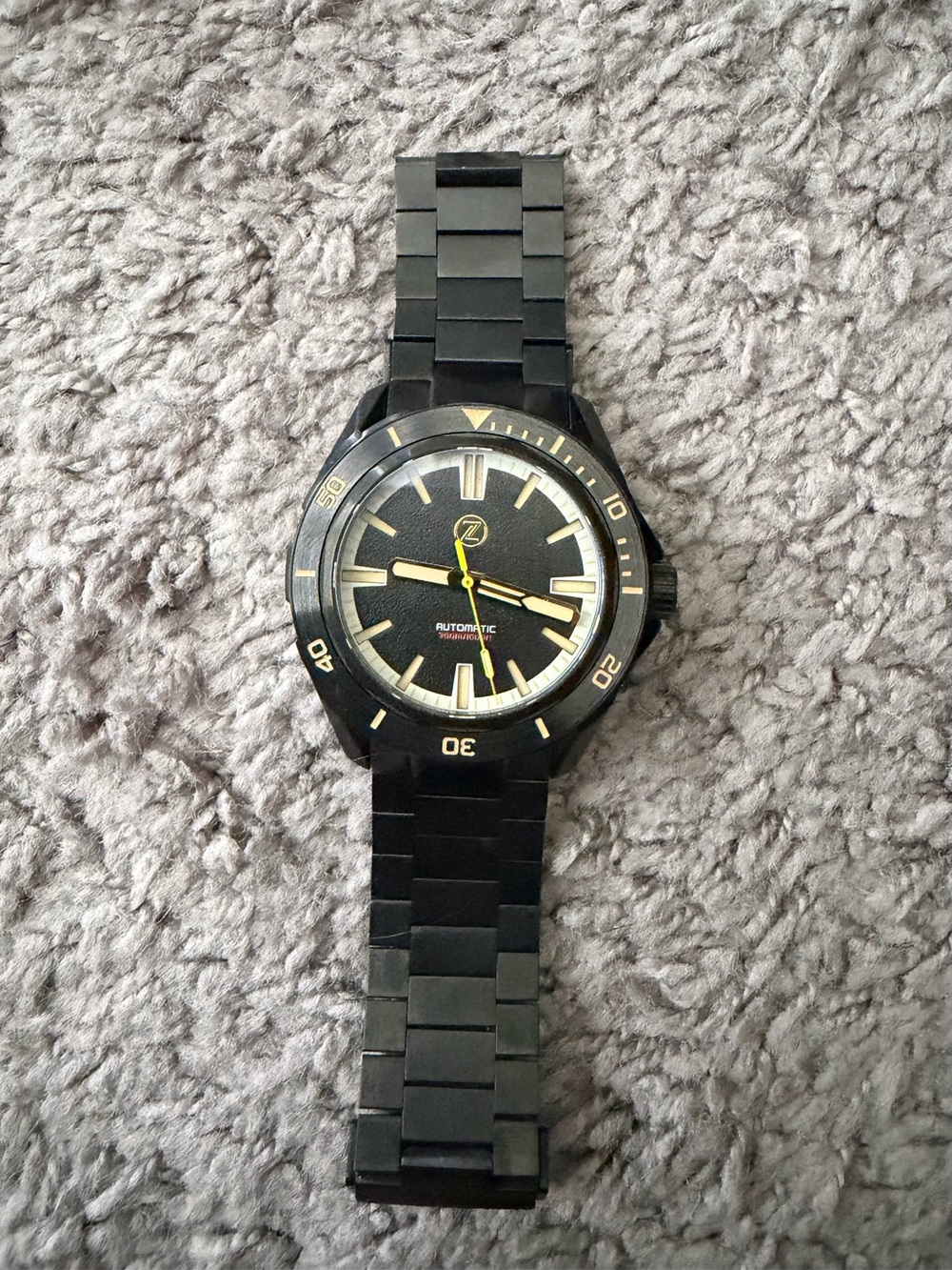 ZELOS Swordfish PVD Automatic Diver - Full Kit